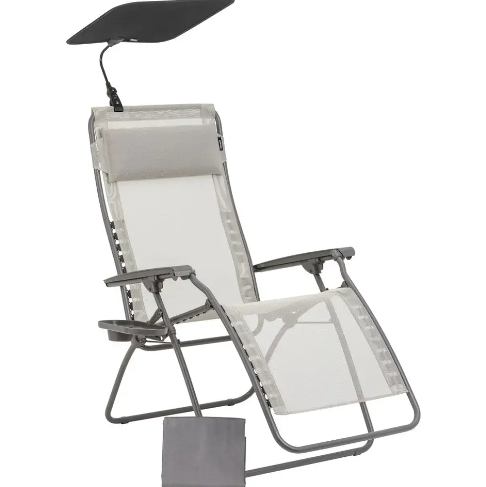 Relax Zen édition seigle II Lafuma Batyline® coloris beige en polyester - 68 x 88 x 115 cm