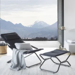 Repose jambes Be Comfort gris foncé de 51 x 66 x 35 cm