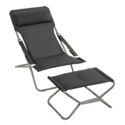 Repose jambes Be Comfort gris foncé de 51 x 66 x 35 cm