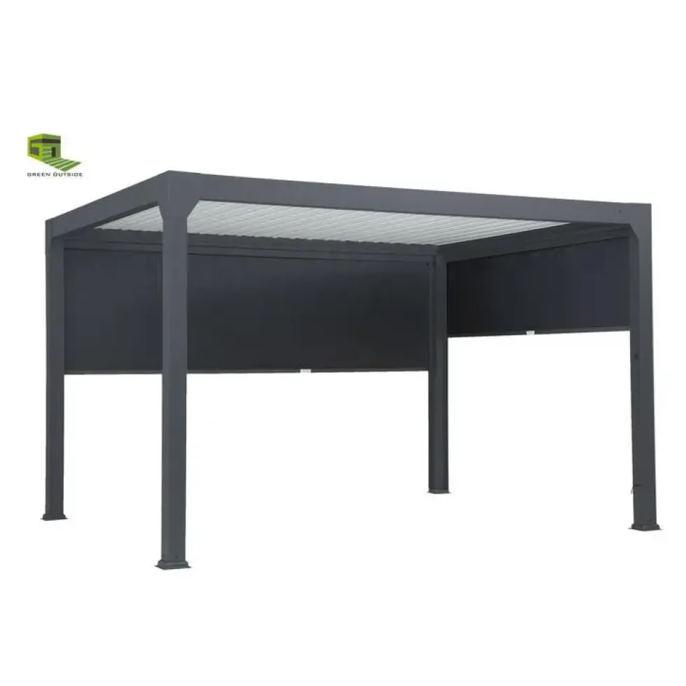 Rideau pour pergola gris sable Green Outside Actual - 4 m