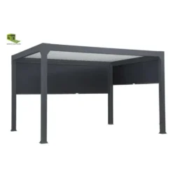 Rideau pour pergola noir sable Green Outside Actual - 3 m