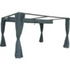 Rideaux de Tonnelle palmeira ardoise Hespéride - 3 x 3 m