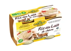 Riz au lait de chèvre bio Gaborit - 2 x 125 g
