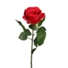 Rose artificielle rouge - 48 cm