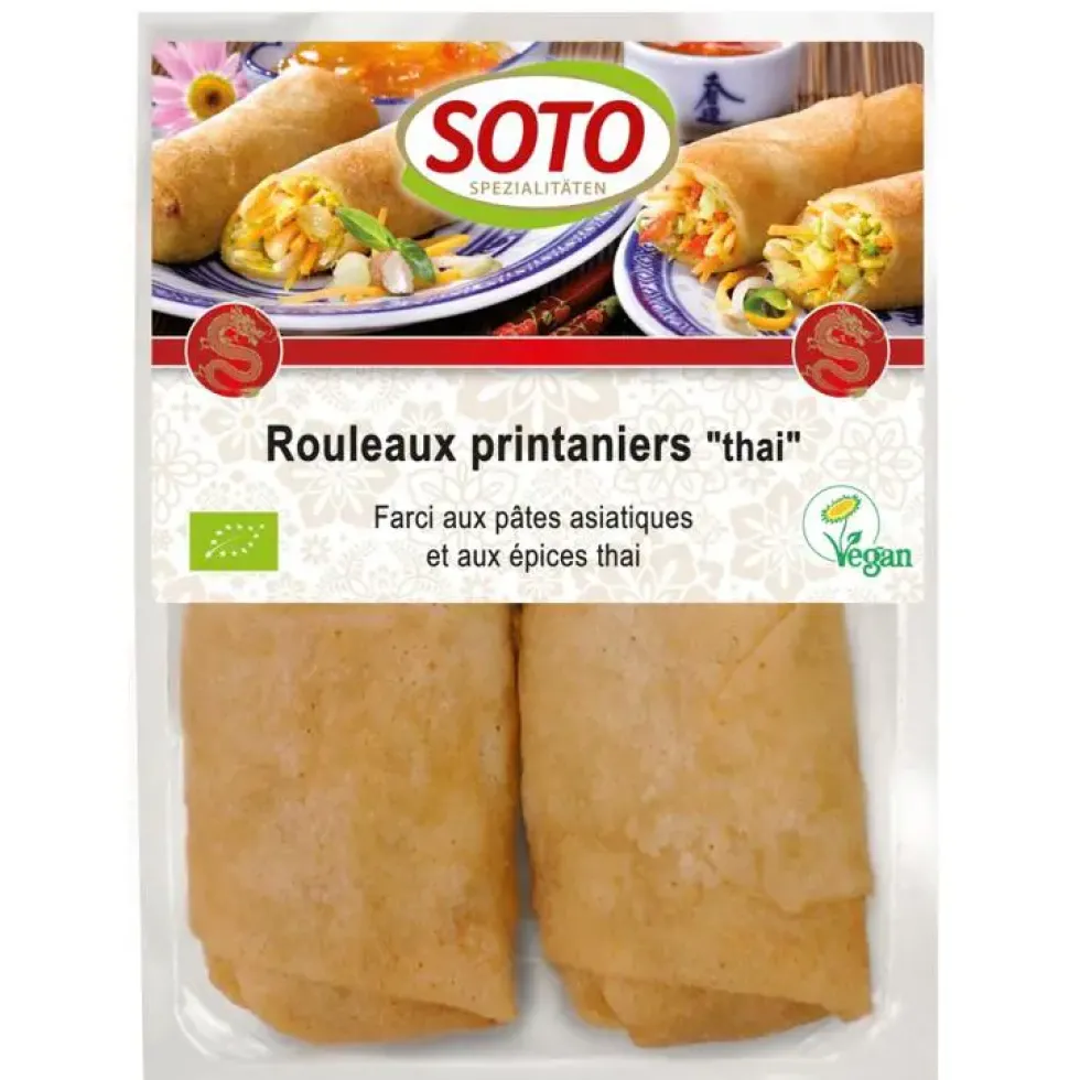 Rouleaux printaniers thaï bio Soto - 2 x 110 g