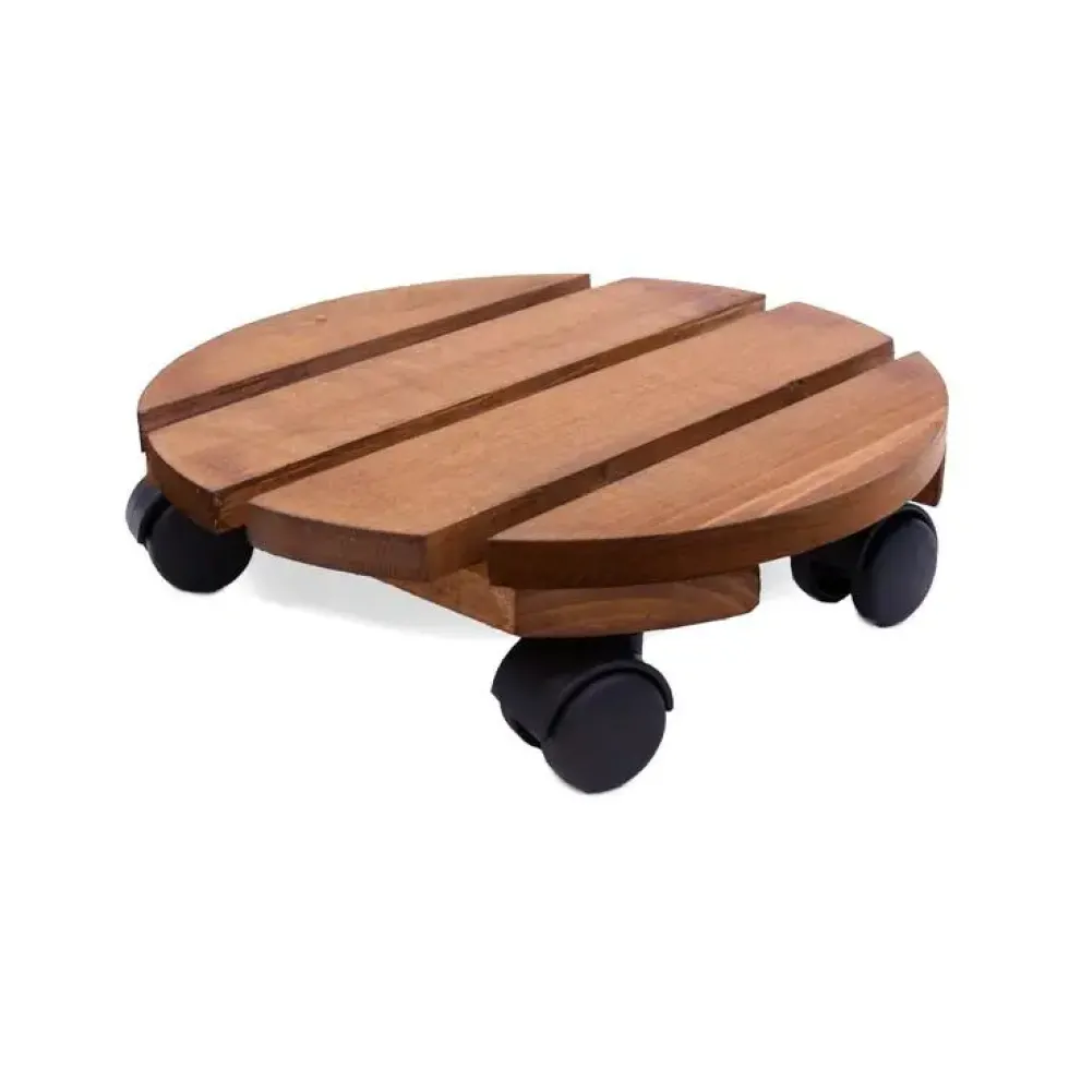 Roule-plante rond en bois naturel Louis Moulin Basics - Ø 30 cm