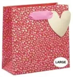 Sac à cadeaux rouge grand modèle Pictura