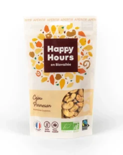 Sachet cajou parmesan bio Happy Hours en Biovallée - 115 g