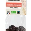 Sachet d'amandes entières enrobées chocolat noir bio Saveur et Nature - 150 g
