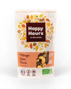 Sachet mélange tamari bio Happy Hours en Biovallée - 115 g