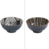 Saladier Penjab coloris marron en porcelaine - Ø 20 cm