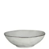 Saladier Tabo coloris gris en grès - Ø 23,5 cm