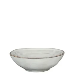 Saladier Tabo coloris gris en grès - Ø 20 cm