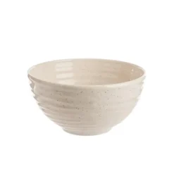 Saladier Vague coloris blanc en faïence - Ø 18 cm