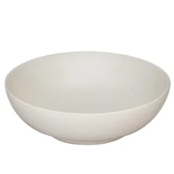 Saladier Vesuvio coloris blanc en grès - Ø 24 cm