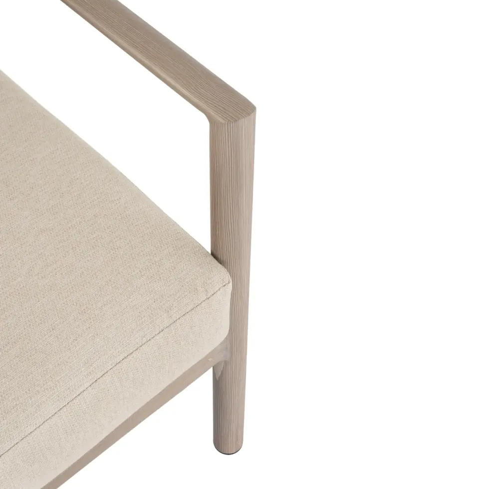 Salon bas naturel en aluminium Bizzotto Sirius