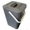 Seau à compost bioseau 7,5 L coloris gris en plastique - 20 x 19,5 x 29 cm