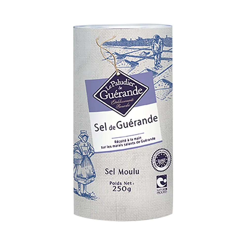 Sel de Guérande fin moulu Paludier - 250 g