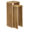 Sellette haute en bois recyclé marron Yonker - 25 x 25 x 70 cm