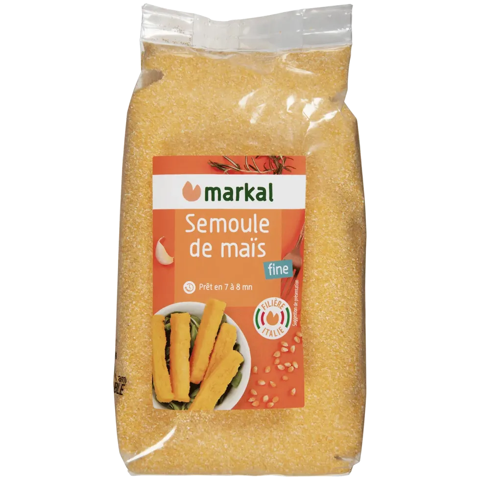 Semoule maïs fine bio Markal - 250 g