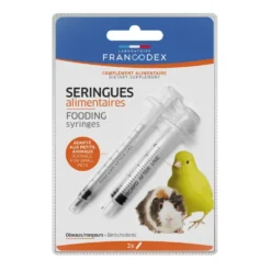Seringue alimentaire pour rongeurs et oiseaux Francodex - x 2