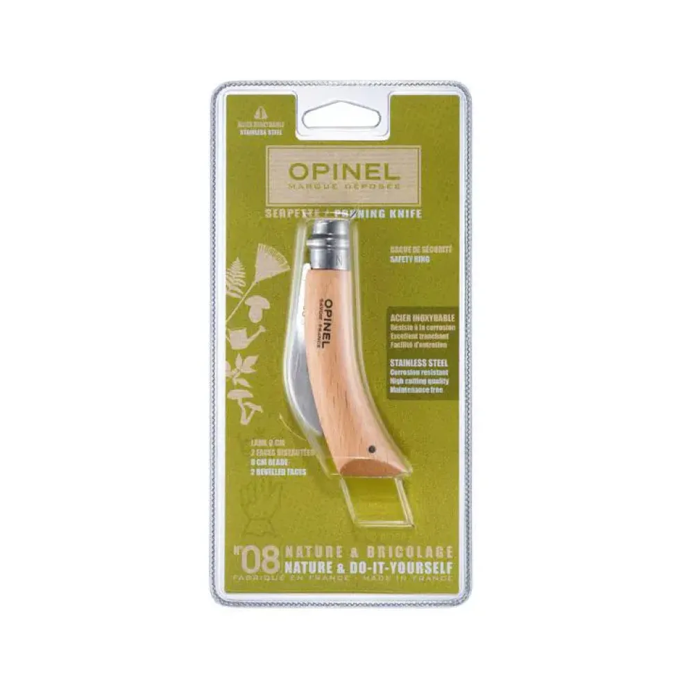 Serpette coloris naturel n°8 Opinel