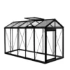 Serre de jardin Piccolo 05 Blackline coloris noir laqué ACD - 159 x 371 cm