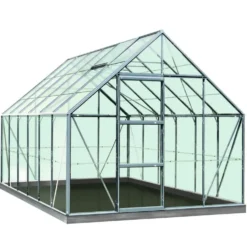 Serre en verre Olivier ACD 9,9 m² - 384 x 257 cm