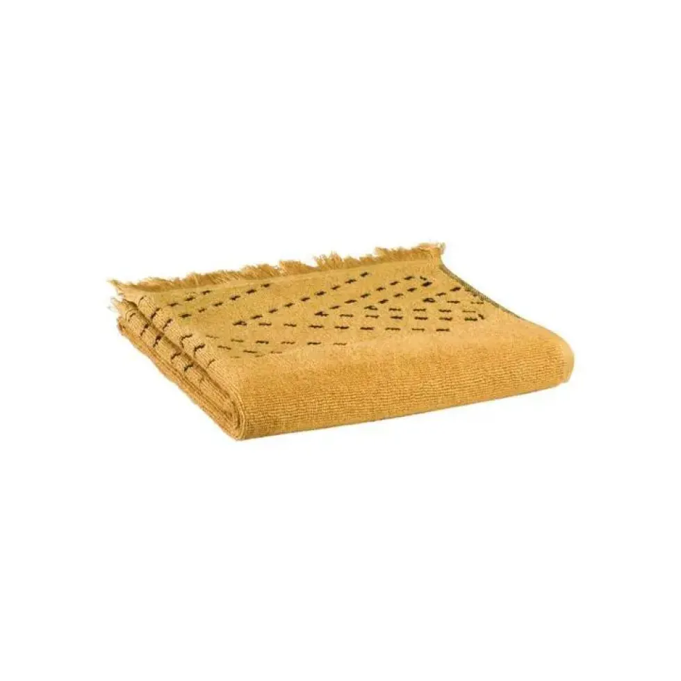 Serviette de toilette en coton coloris bronze Julia - 50 x 100 cm