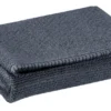 Serviette de toilette en coton coloris ombre Vivaraise Bora - 100 x 50 cm