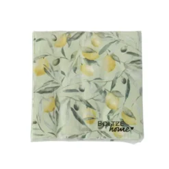 Serviettes en papier motif citron x 20 - 16,5 x 16,5 x 0,3 cm