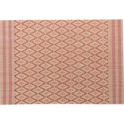 Set de table coloris naturelouge en PVC Kadra Winkler – 33 x 45 cm