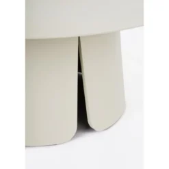 Set de 2 tables basses en aluminium Bizzotto Bryan Blanc