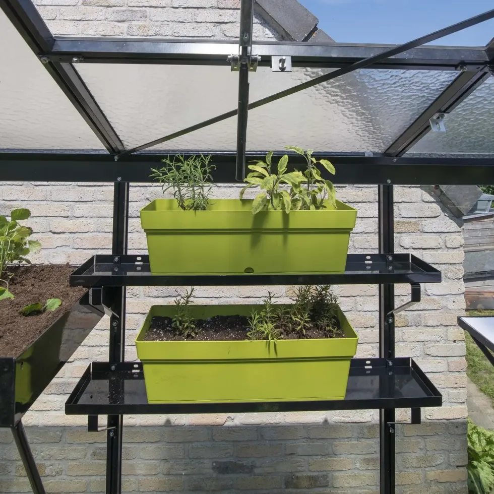 Set de 2 étagères en aluminium ACD - 86 x 15 cm