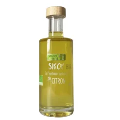 Sirop arôme naturel de citron Bio Savor & Sens - Bouteille 25 cl