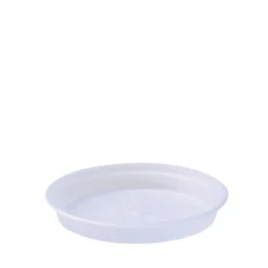 Soucoupe D14 cm pot provence Elho transparent