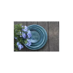 Soucoupe gamme Les poteries d'Albi coloris bleu Ø 18 x 3 cm