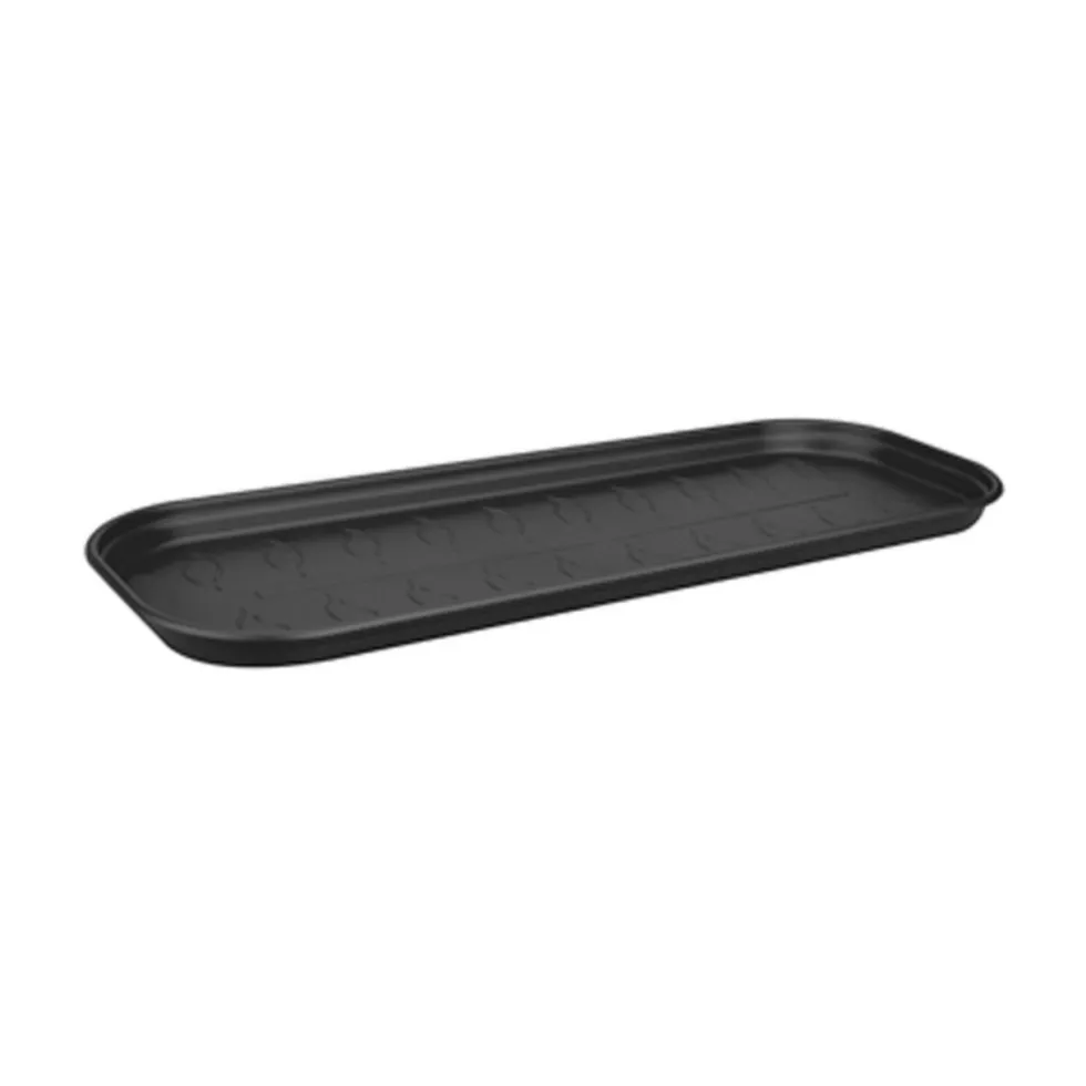 Soucoupe noire taille L pour plateau de culture 18,8 x 50,9 cm