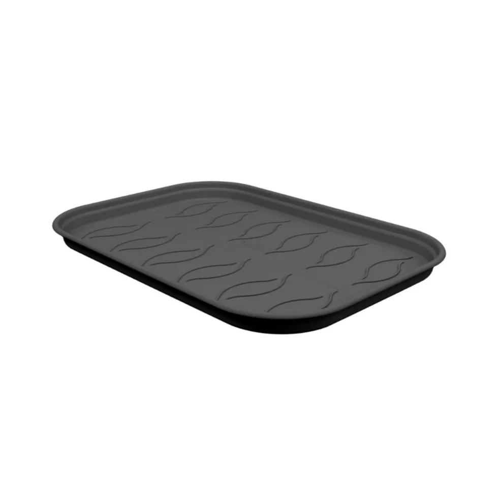 Soucoupe noire taille M pour plateau de culture 25,6 x 35,7 cm