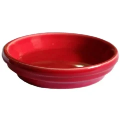 Soucoupe pot horticole rouge Ø 10 x H2 cm