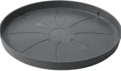 Soucoupe pour pot de fleurs Origin coloris noir Deroma - Ø 32 cm x 2,9 cm