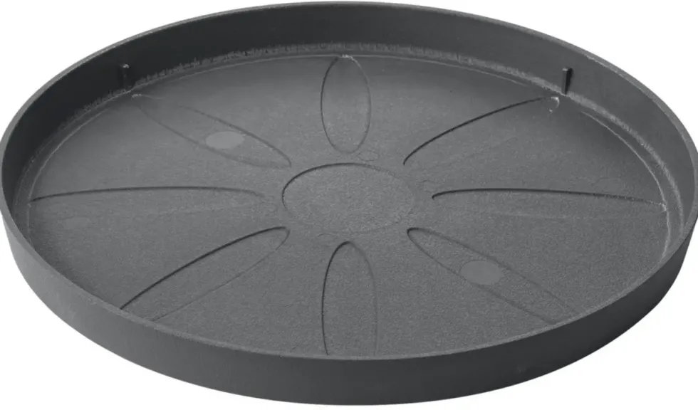 Soucoupe pour pot de fleurs Origin coloris noir Deroma - Ø 32 cm x 2,9 cm