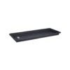 Soucoupe rectangulaire en plastique recyclé living noir Elho - 100 x 38 cm