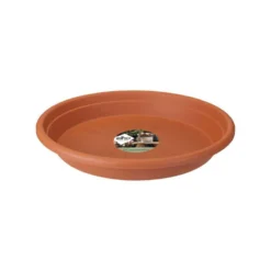 Soucoupe Ronde couleur terre cuite - Ø 21x3.1 cm