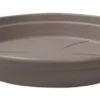 Soucoupe ronde en plastique recyclé taupe Cocoripot - Ø 27 cm