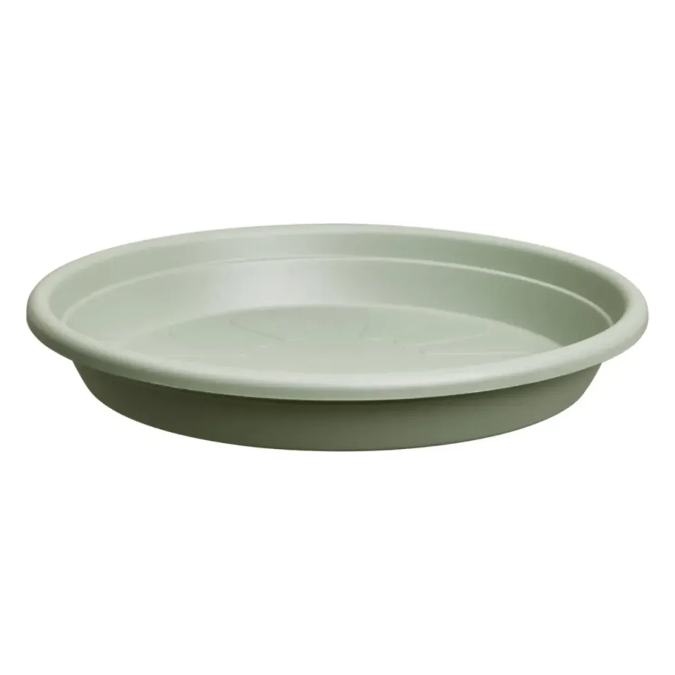 Soucoupe universelle ronde en plastique vert thym Elho - Ø 48 cm