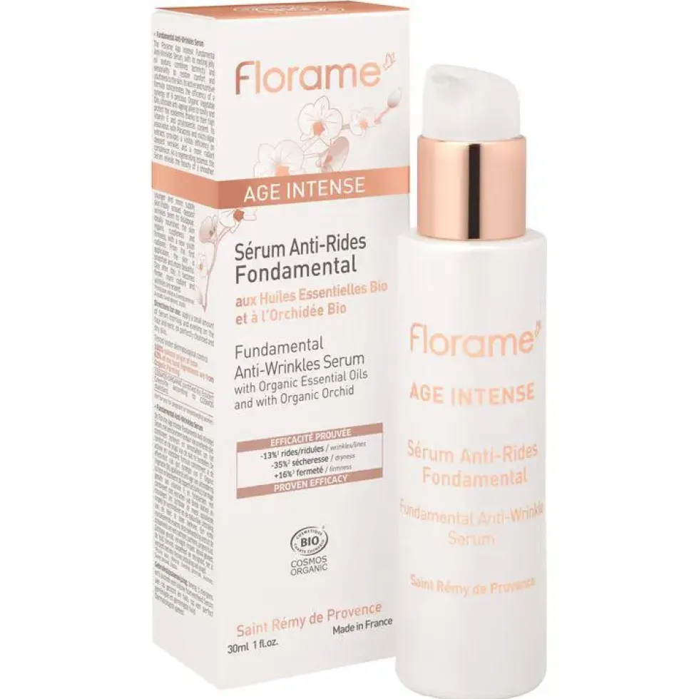 Sérum Antirides Fondamental Âge Intense flacon 15 ml blanc