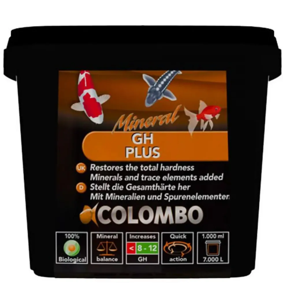 Stabilisateur d'eau bassin, GH +, 1000 ml - COLOMBO
