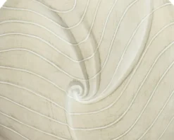 Statue ronde en fibre argile coloris blanc cassé Decoris - 51 x 25 x 64,5 cm