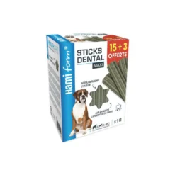 Sticks Dental Maxi pour chien Hamiform - la boîte de 15 + 3